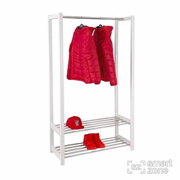 Напольная стойка для одежды с полками ЛУКСОР белый -
Фото 2 Напольная стойка для одежды с полками ЛУКСОР белый -
Фото 2