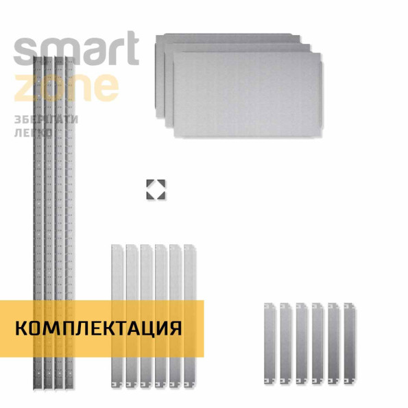 Стеллаж металлический 100х100х30 см ЦИНК 3 полки из металла ХАРДИ-ПРО-1020 для дома, магазина, склада -
                                                        Фото 7