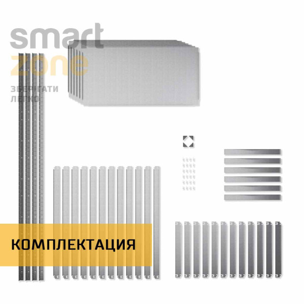Стеллаж металлический 180х110х30 см ЦИНК 6 полок из металла ХАРДИ-ПРО-1597 для дома, магазина, склада -
                                                        Фото 8
