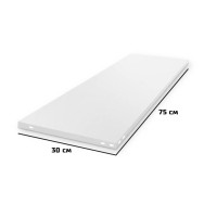 Полка БЕЛАЯ 75x30 см из металла