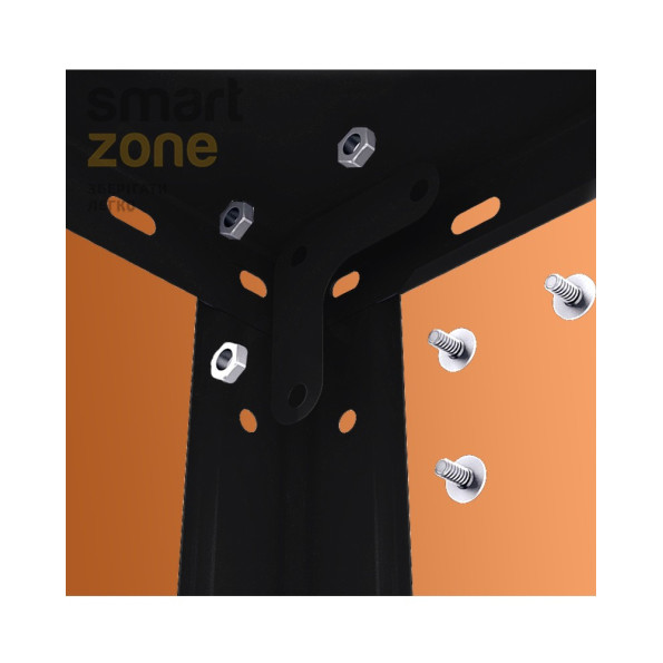 Комплект из пяти стеллажей металлических 5 полок из металла с доставкой ЧЕРНЫЕ МИА-116/2 (х5) -
                                                        Фото 5