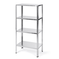 Стелаж металевий 150х75х30 см ЦИНК 4 полиці МІА-111 на кухню, у ванну, для квітів