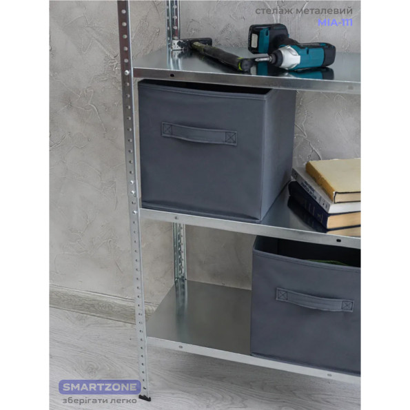 Стелаж металевий 150х75х30 см ЦИНК 4 полиці МІА-111 на кухню, у ванну, для квітів -
                                                        Фото 8