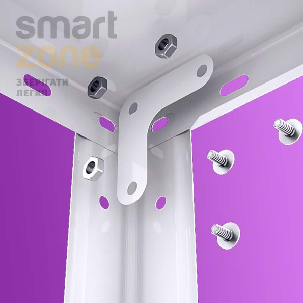 Стеллаж металлический 150х75х30 см БЕЛЫЙ 4 полки МИА-112 на кухню, в ванную, для цветов -
                                                        Фото 4