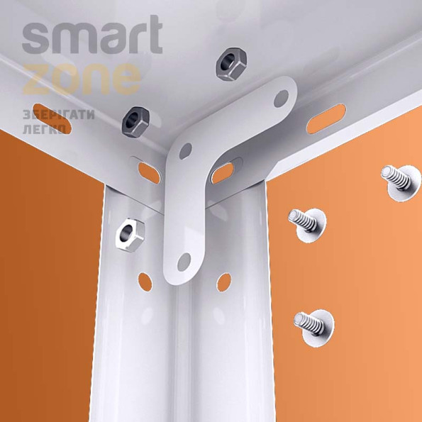 Стеллаж металлический 170х75х30 см БЕЛЫЙ 5 полок МИА-116 на кухню, в ванную, для цветов -
                                                        Фото 5