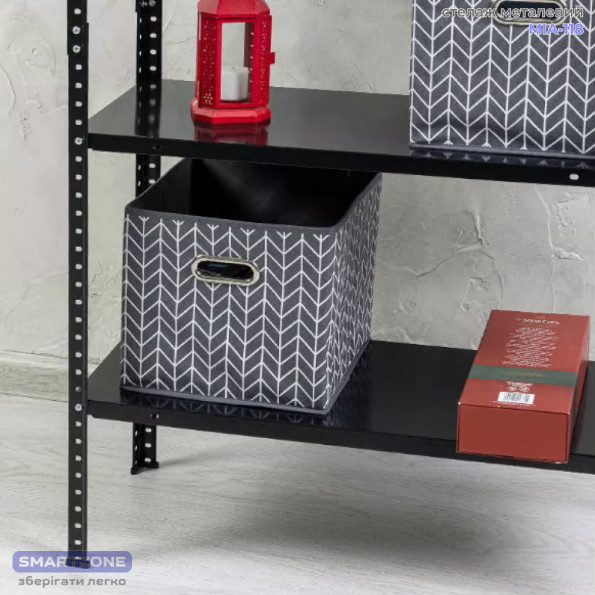 Стелаж металевий 170х75х30 см ЧОРНИЙ 5 полиць МІА-118 на кухню, у ванну, для квітів -
                                                        Фото 8